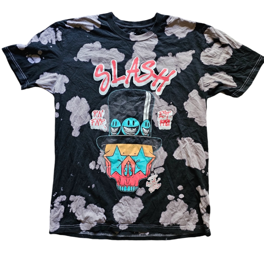 Slash RNFNR Established 1981 T-Shirt Rock Guitar Legend Size S‎ 100% Cotton